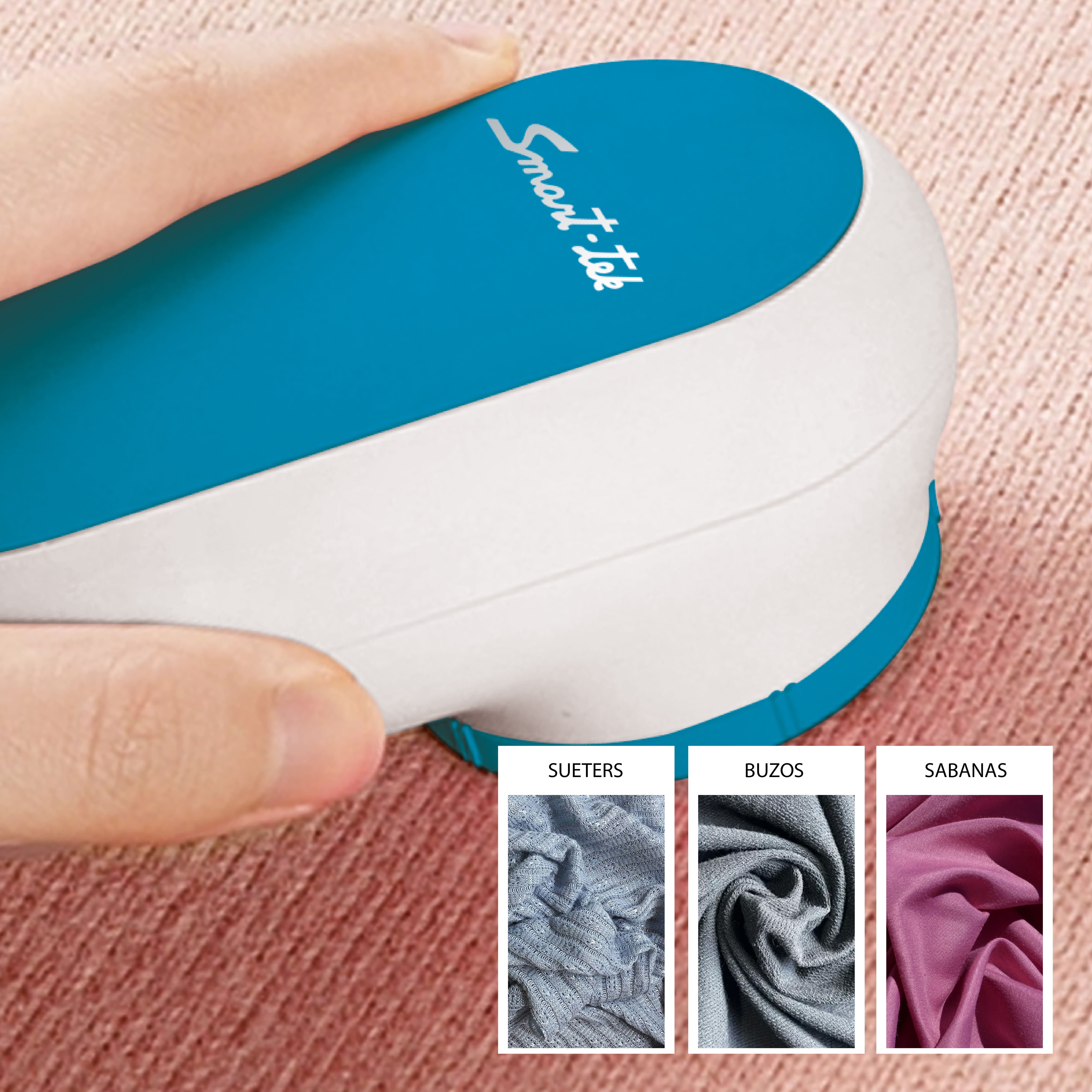 Foto 5 pulgar | Quitapelusas Recargable USB 2W con 3 Cuchillas y Batería Duradera Smart-tek Qp1214