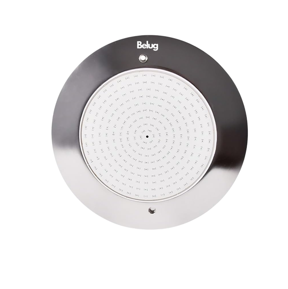Luces Para Alberca Belug Ultra Delgado 12v18w Rgb Con Remoto Y App Plata
