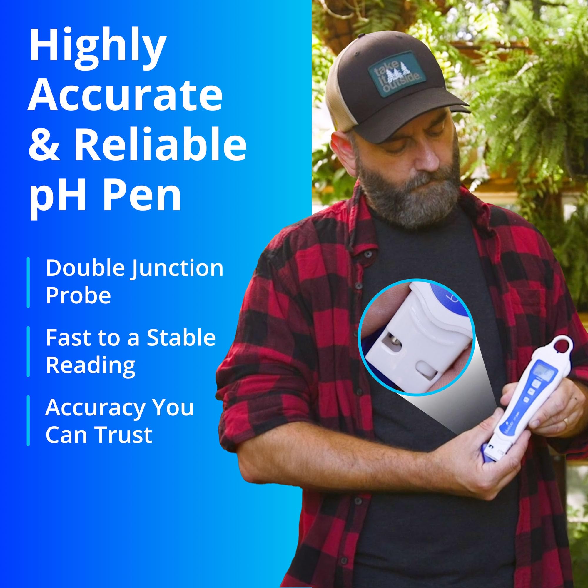 Foto 2 | Pluma De Ph Bluelab Con Precisión De ± 0,1 Ph Con Sonda Duradera Y Resistente Al Agua - Venta Internacional.