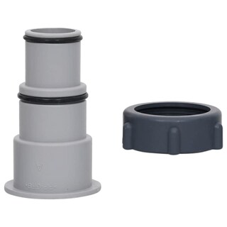 Foto 7 | Adaptadores Para Mangueras De Piscina Vidaxl Plástico Duradero 1 3 X 1 5 Cm 2 Unidades - Venta Internacional.