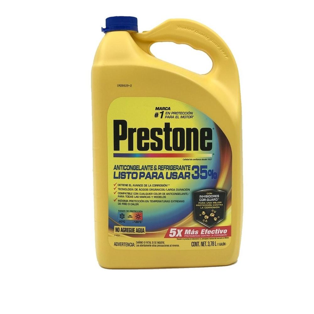 Anticongelante Prestone 35% Listo para Usar 3.78 Litros