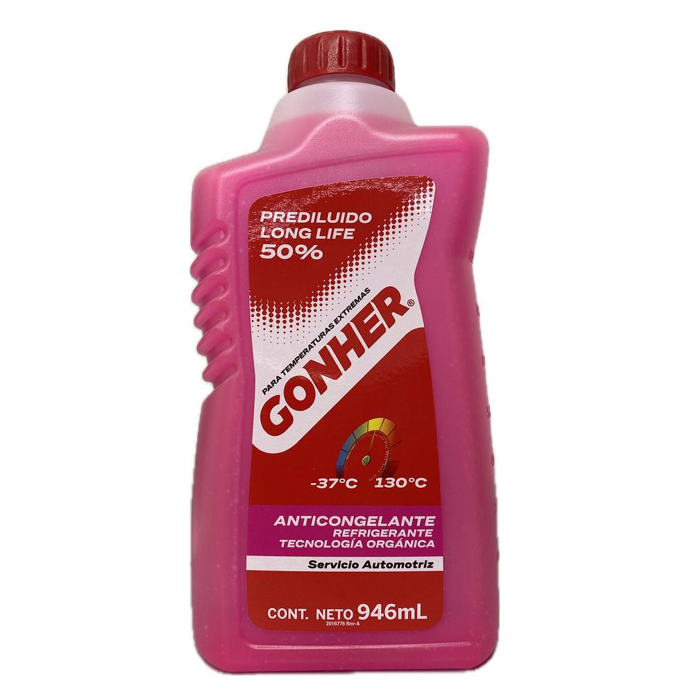 Anticongelante Orgánico Gonher Rosa 50 % 946 ml