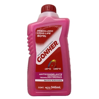 Foto 1 | Anticongelante Orgánico Gonher Rosa 50 % 946 ml