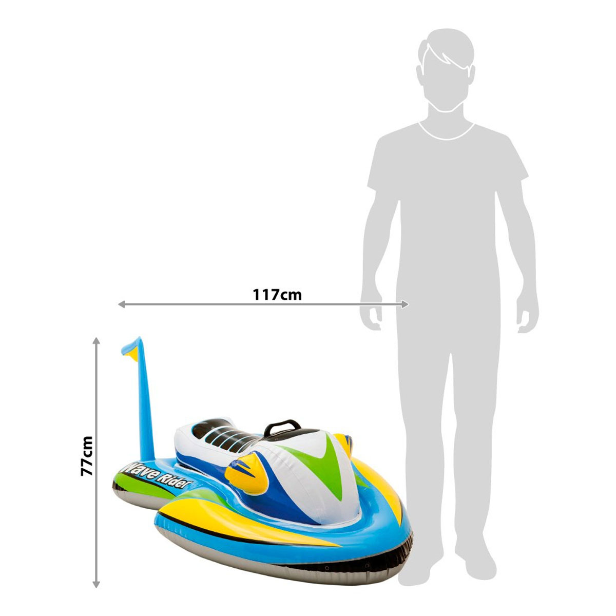 Foto 4 pulgar | Moto Acuatica Inflable Intex para Alberca Piscina de Niño