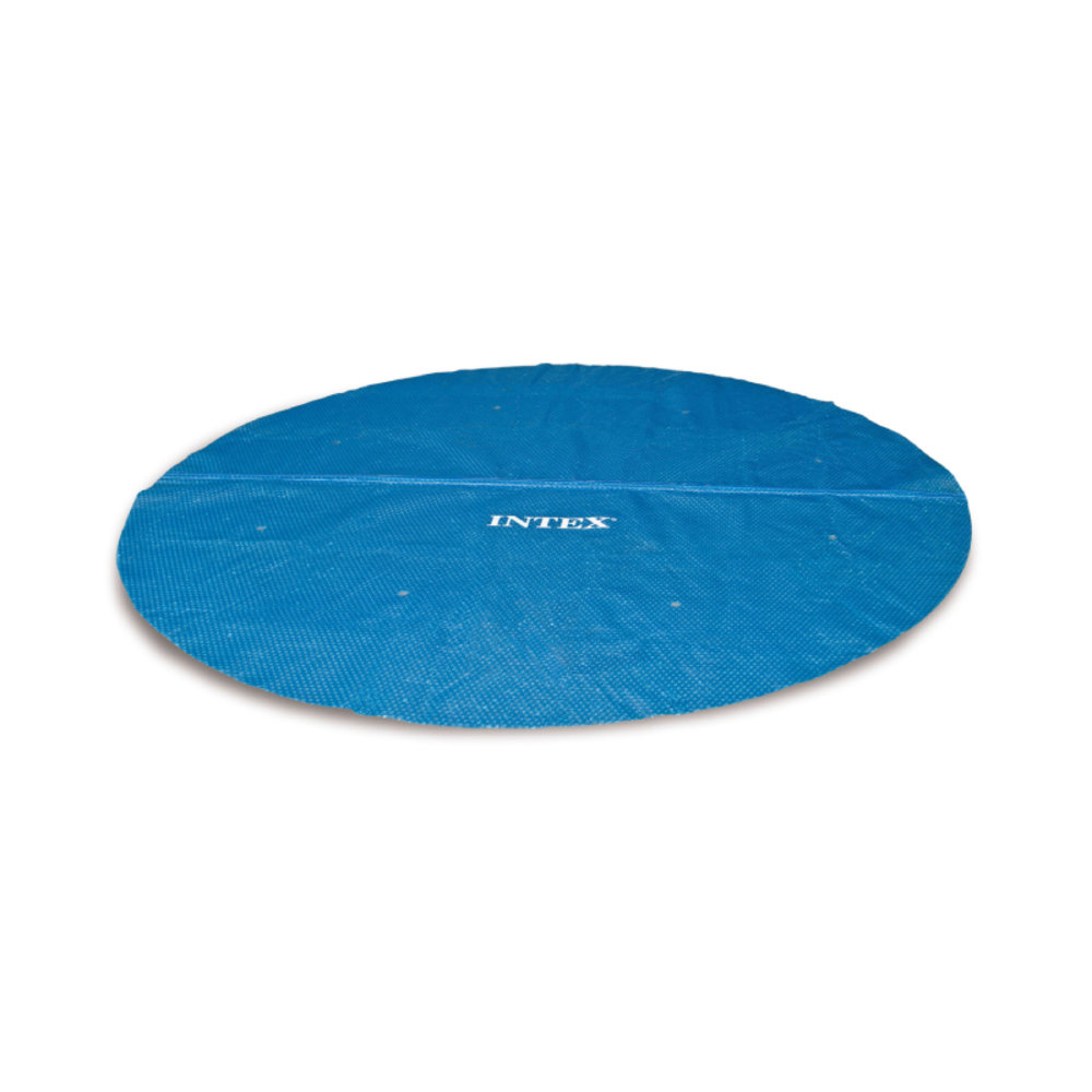 Cubierta Solar Polietileno para Piscinas Intex 29023 color Azul Circular de 15 in