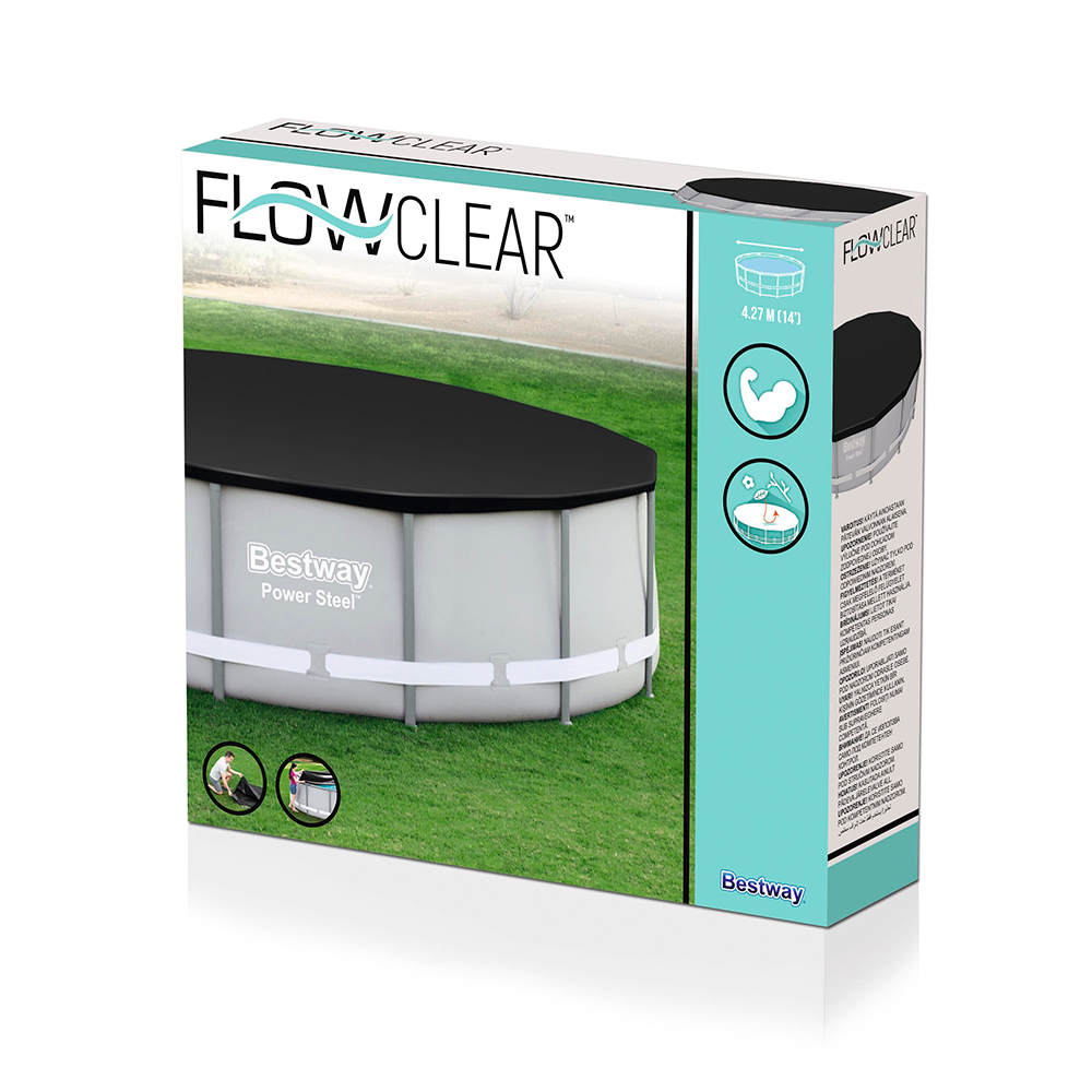 Foto 4 pulgar | Cubierta Circular para Alberca Bestway 58248 color Negro