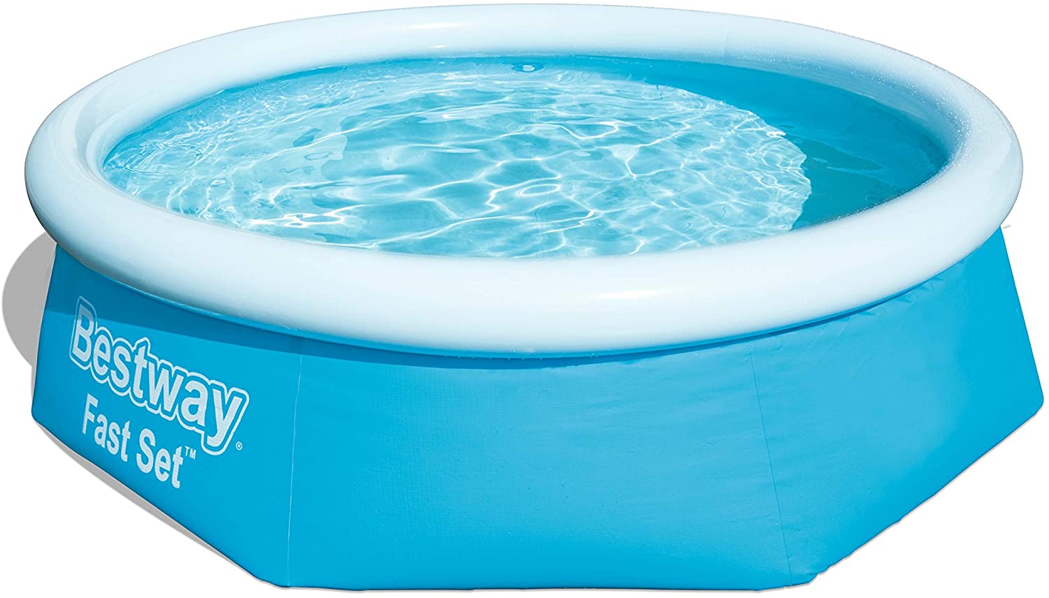 Alberca Semi-inflable Bestway Redonda color Azul