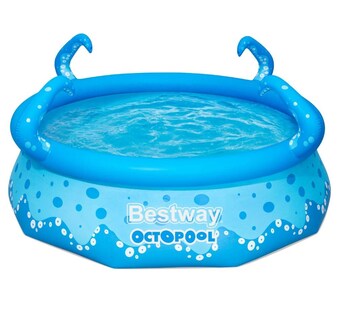 Foto 1 | Alberca Semi-inflable Bestway Redonda color Azul