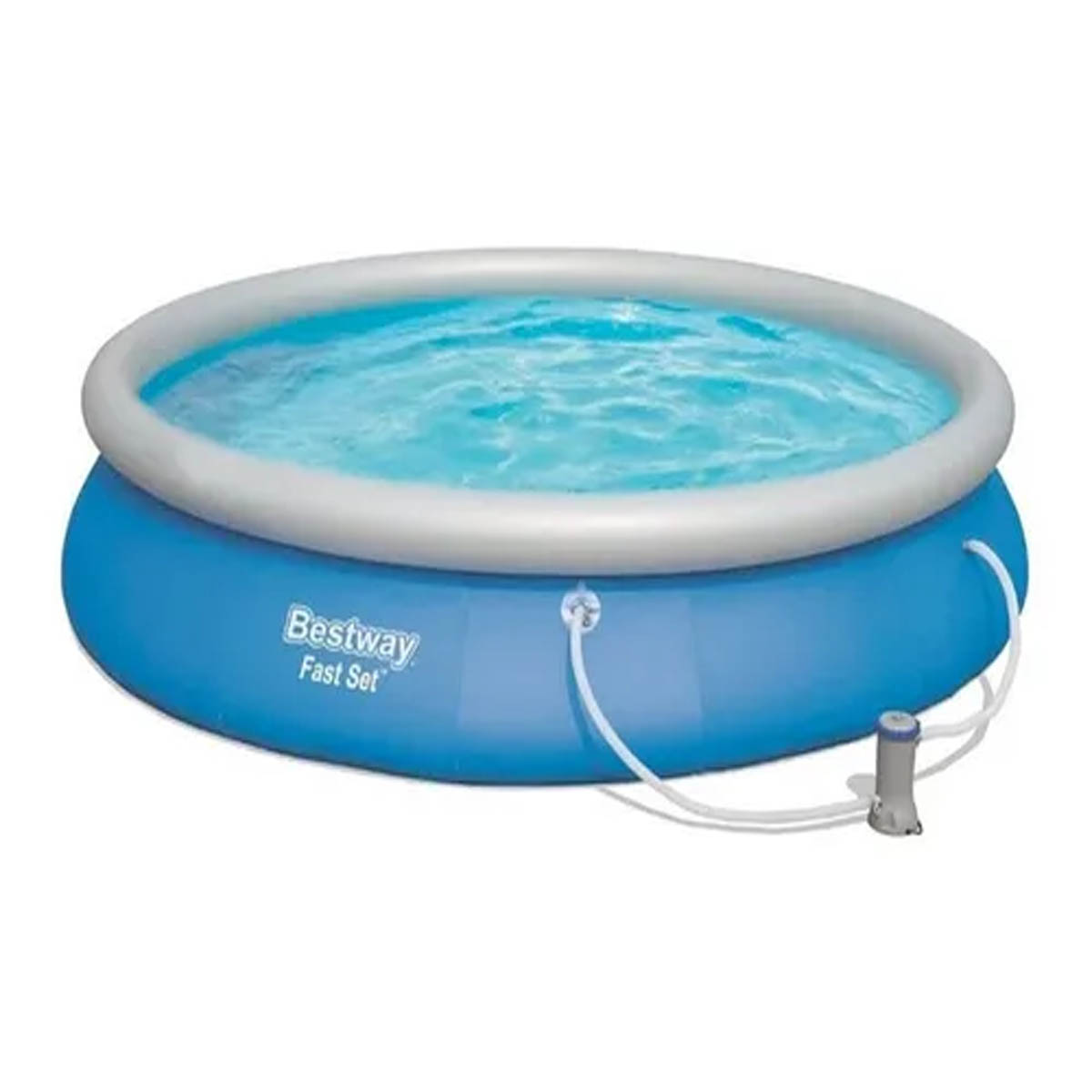 Foto 2 pulgar | Alberca Semi-inflable Bestway Redonda