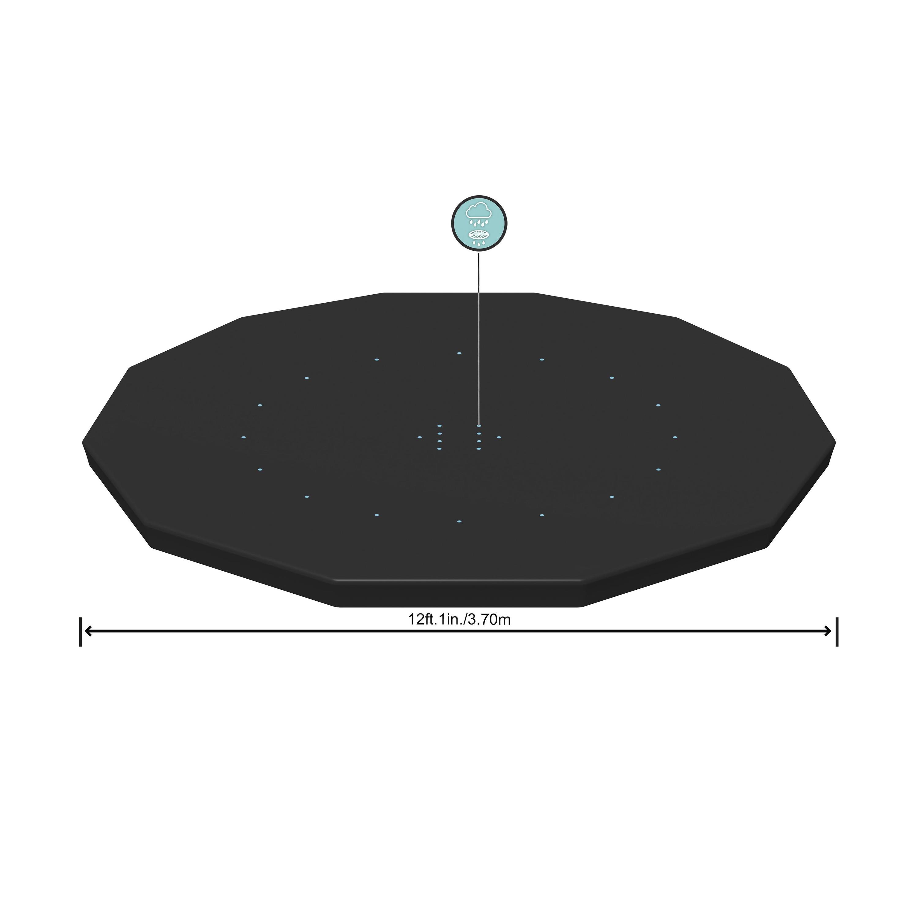 Cubierta Superior Para Piscina Redonda 3.66cm Garantia 15 Dias Por Defecto De Fabrica