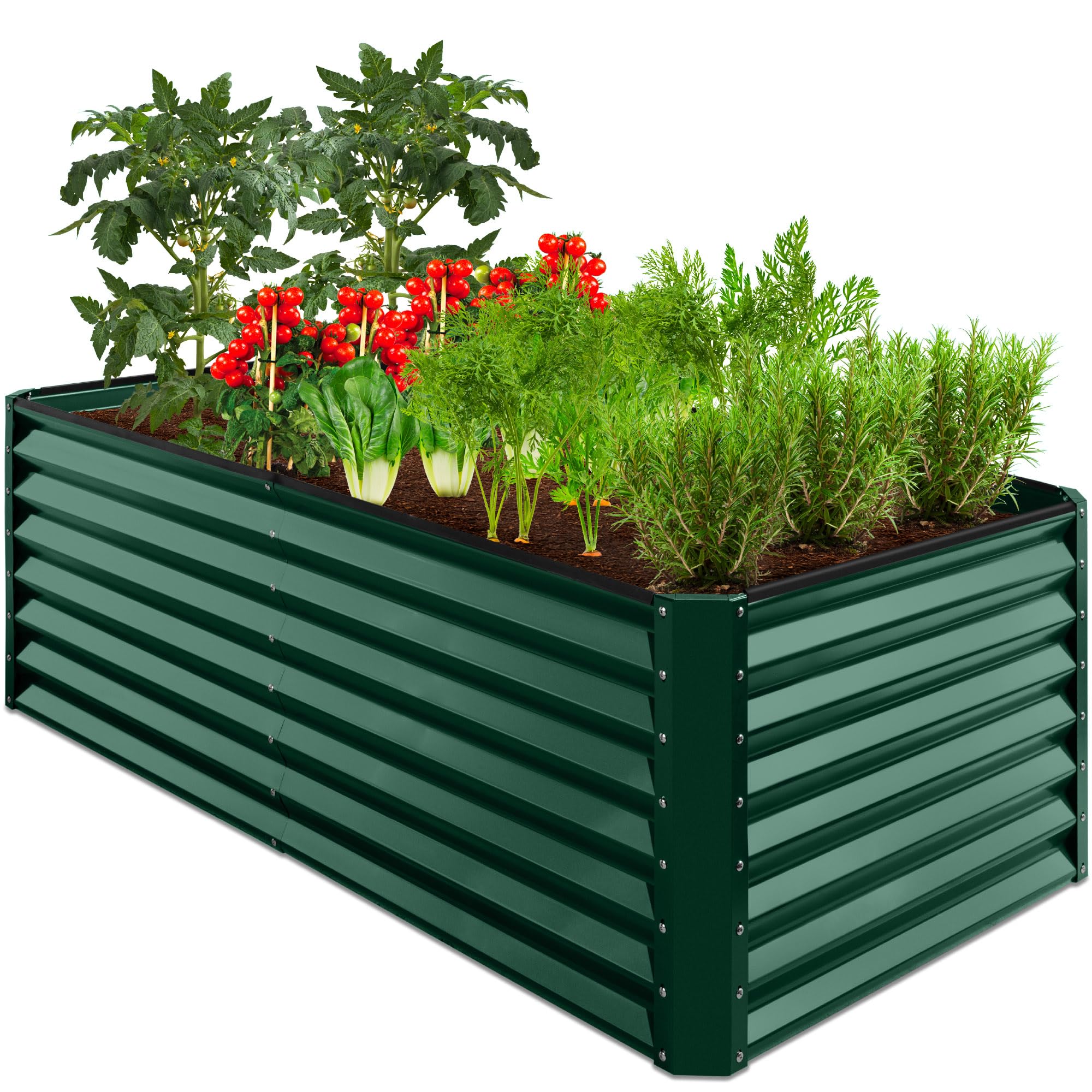 Cama De Jardín Elevada Best Choice Products, 180 X 90 X 60 Cm, Metal - Venta Internacional.