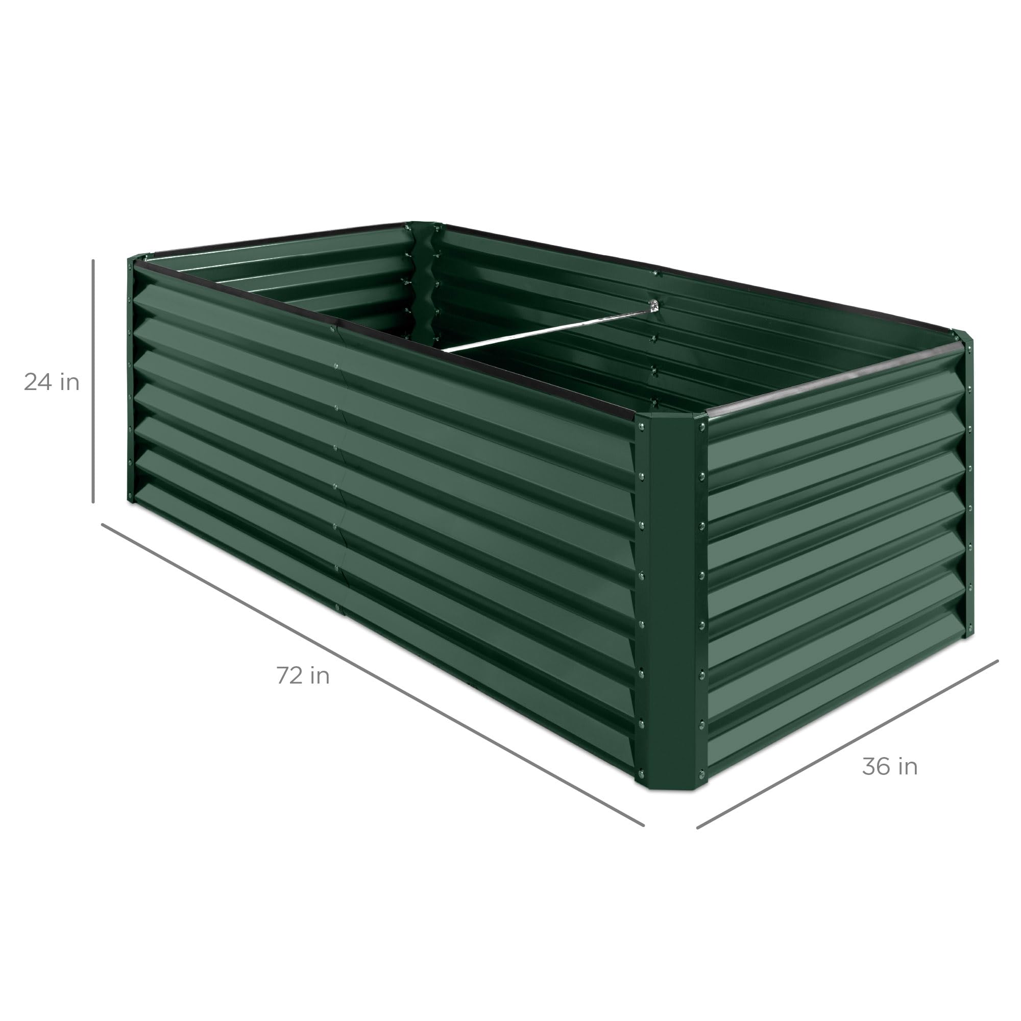 Foto 8 pulgar | Cama De Jardín Elevada Best Choice Products, 180 X 90 X 60 Cm, Metal - Venta Internacional.