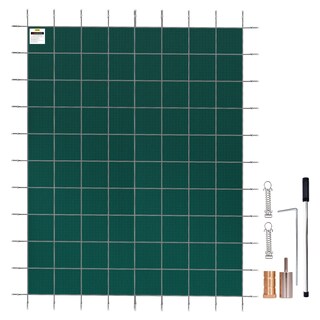 Foto 1 | Cubierta de Seguridad para Piscina Enterrada Vevor 4.3 x 8.5 m Verde - Venta Internacional