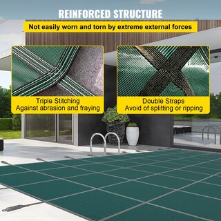 Foto 4 | Cubierta de Seguridad para Piscina Enterrada Vevor 4.3 x 8.5 m Verde - Venta Internacional