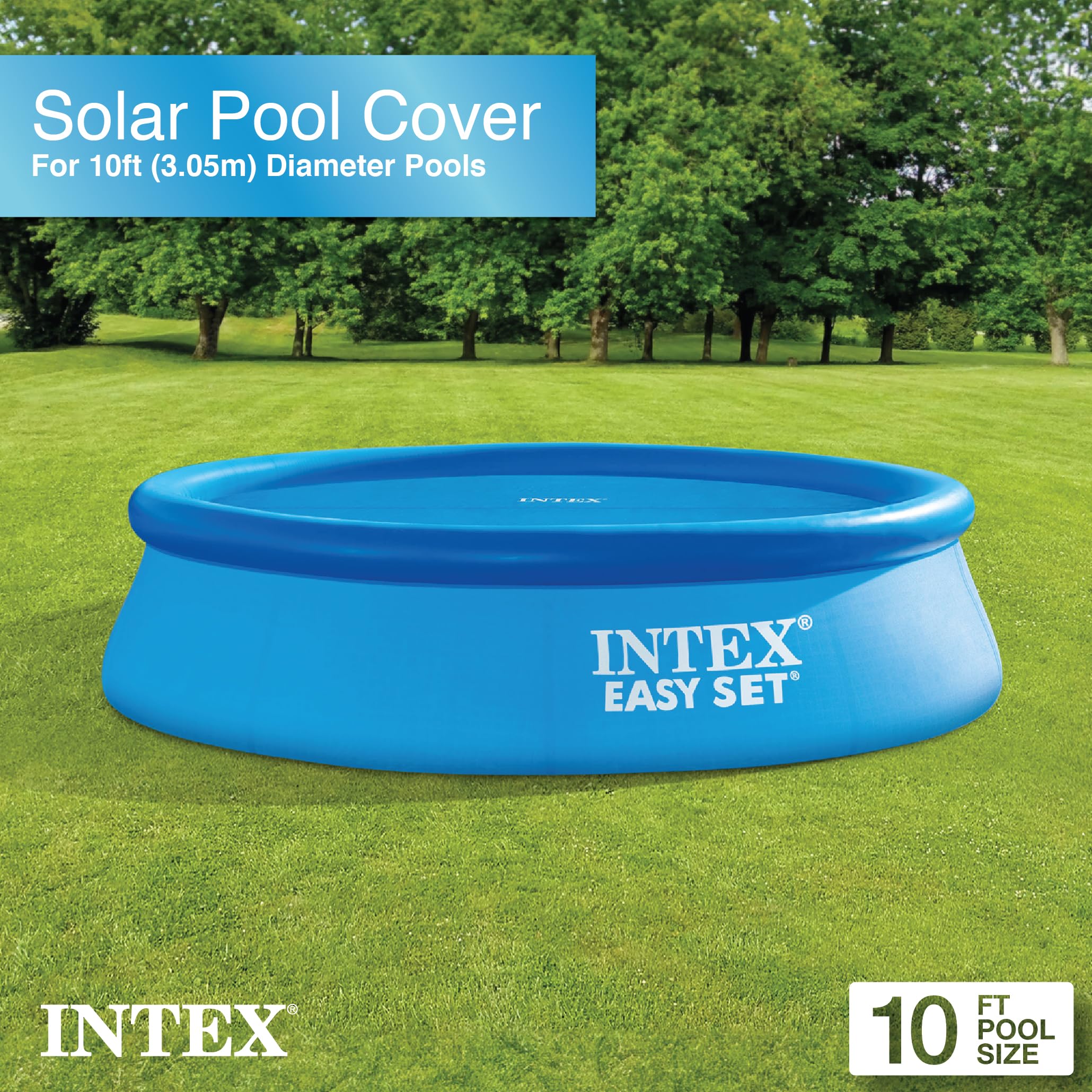 Foto 3 pulgar | Cubierta Solar Para Piscinas Intex 28011e Para Piscinas Redondas De 10 Pies - Venta Internacional.