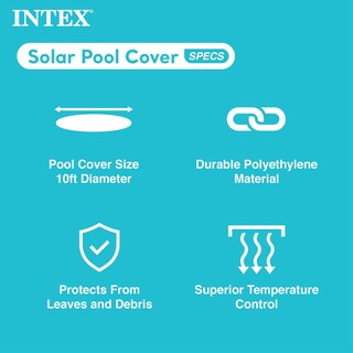 Foto 3 | Cubierta Solar Para Piscinas Intex 28011e Para Piscinas Redondas De 10 Pies - Venta Internacional.