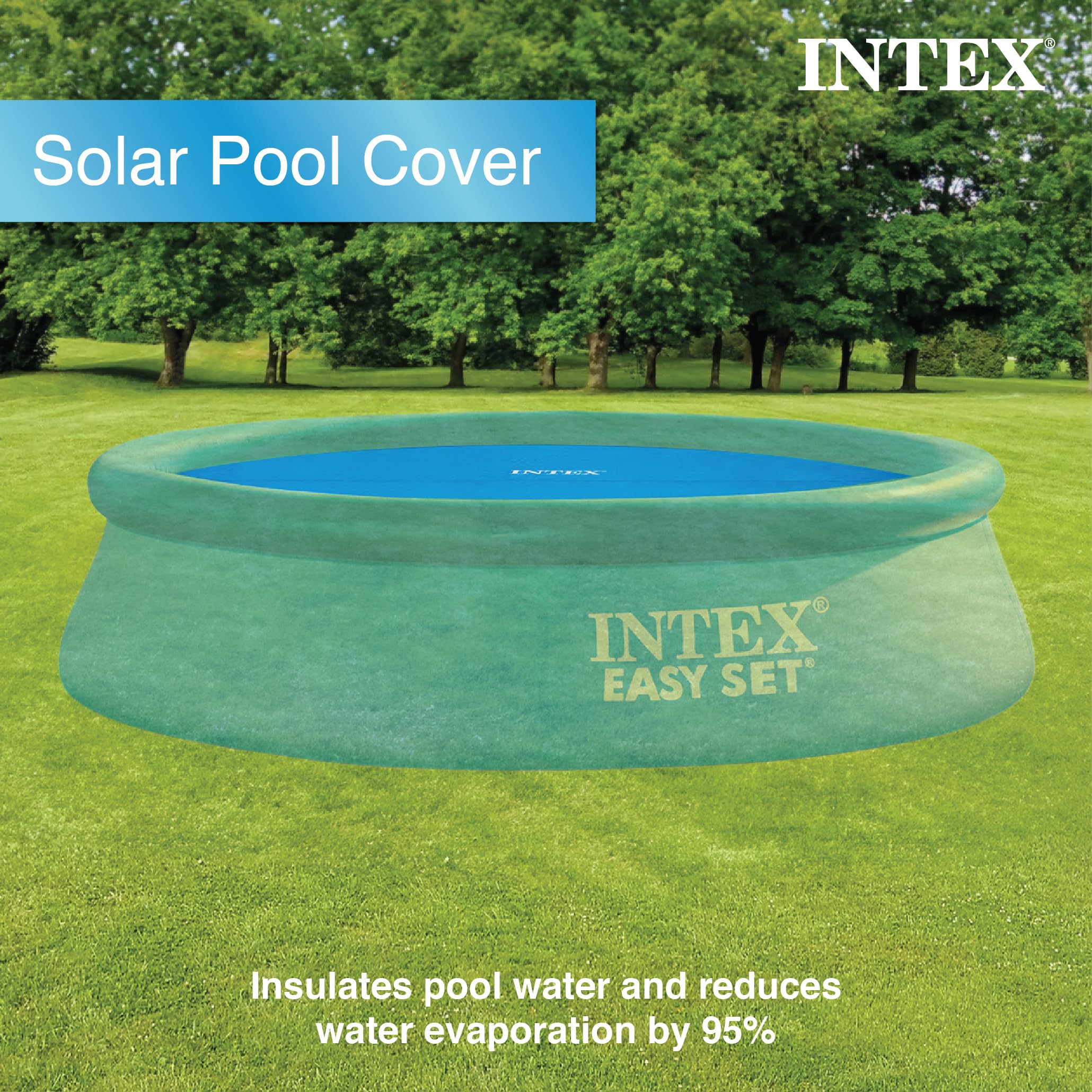 Foto 5 pulgar | Cubierta Solar Para Piscinas Intex 28011e Para Piscinas Redondas De 10 Pies - Venta Internacional.