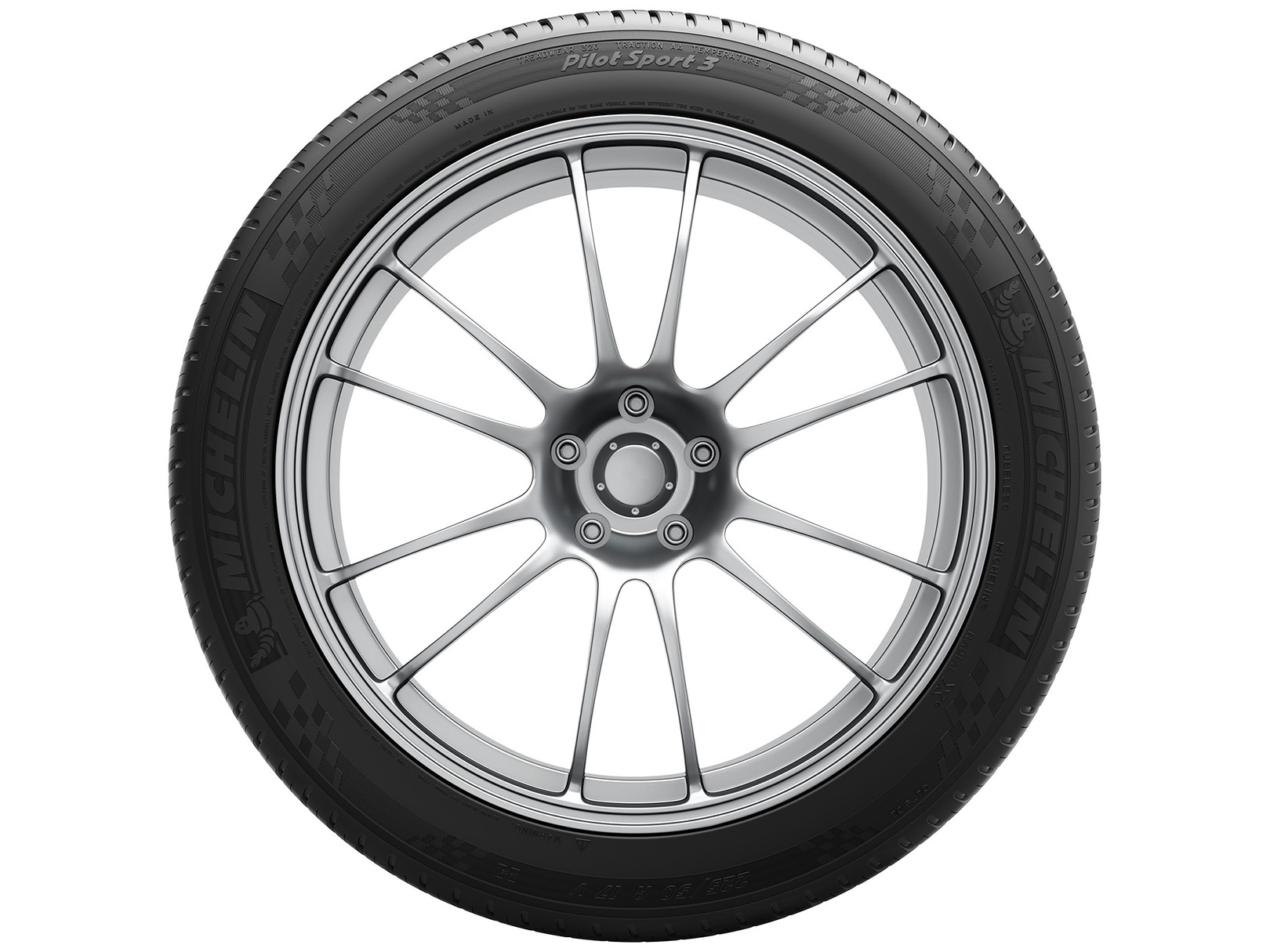 Foto 4 pulgar | Llanta Michelin Pilot Sport 3 205/45 Rin 16