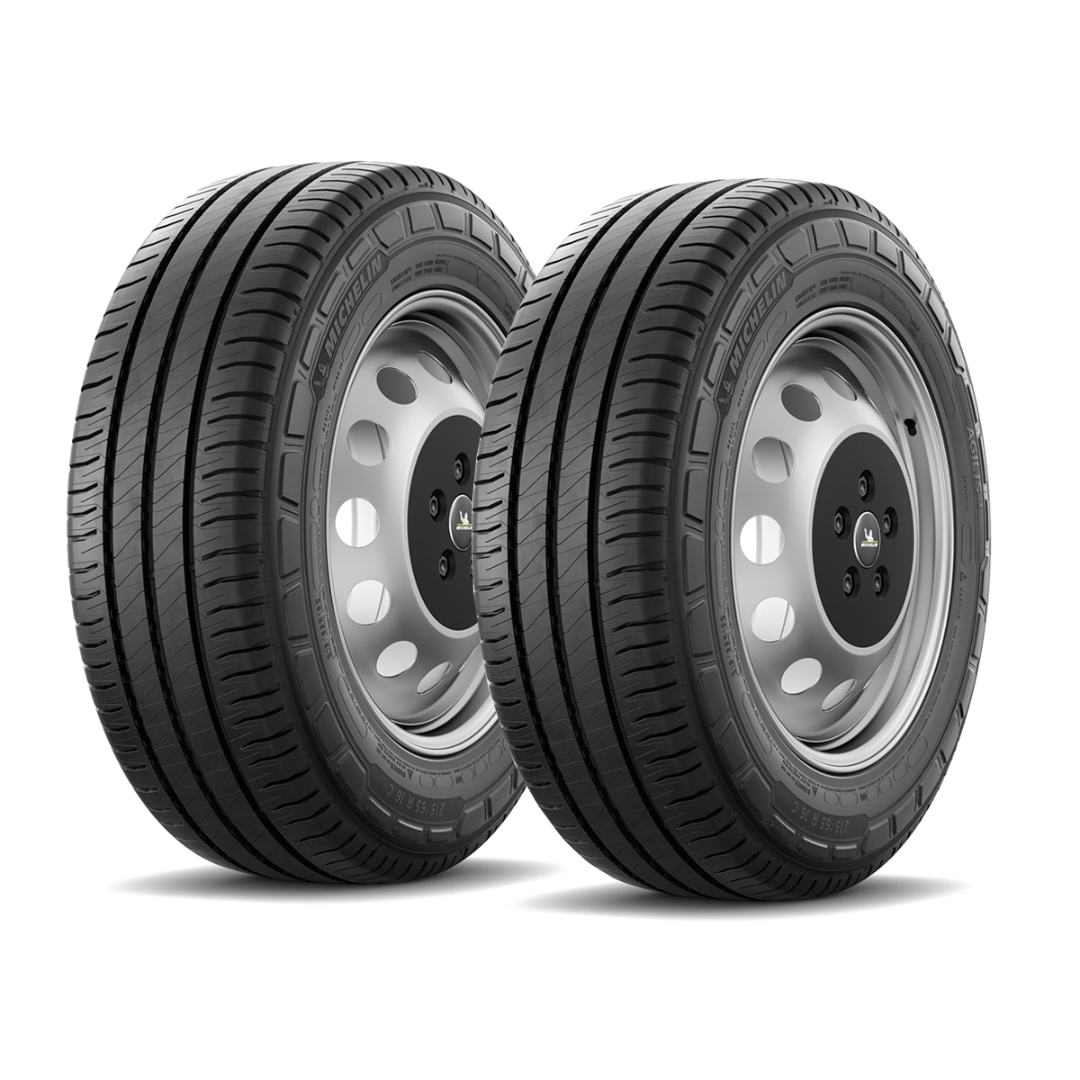 Foto 2 pulgar | Paquete 2 Llantas Michelin 225/55r17 Agilis 3 109/107h