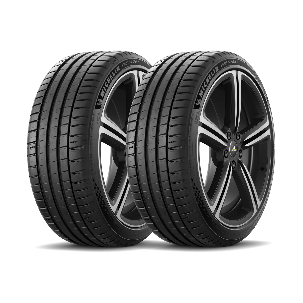 Foto 2 pulgar | Paquete 2 Llantas Michelin 245/45r18 Pilot Sport 5 100y
