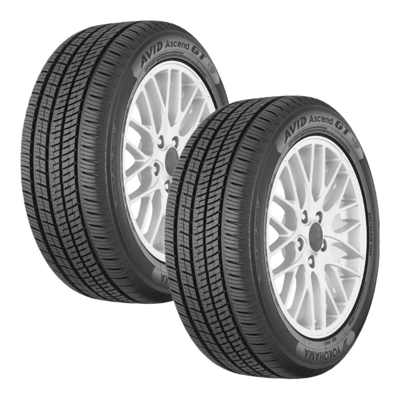 Paquete De 2 Llantas 185/55 R16 Yokohama Avid Ascend Gt 83h