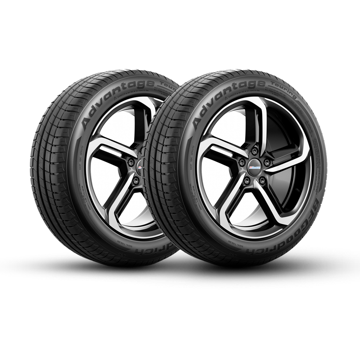 Foto 2 pulgar | Paquete 2 Llantas Bfgoodrich 225/55r18 Advantage Touring 98h