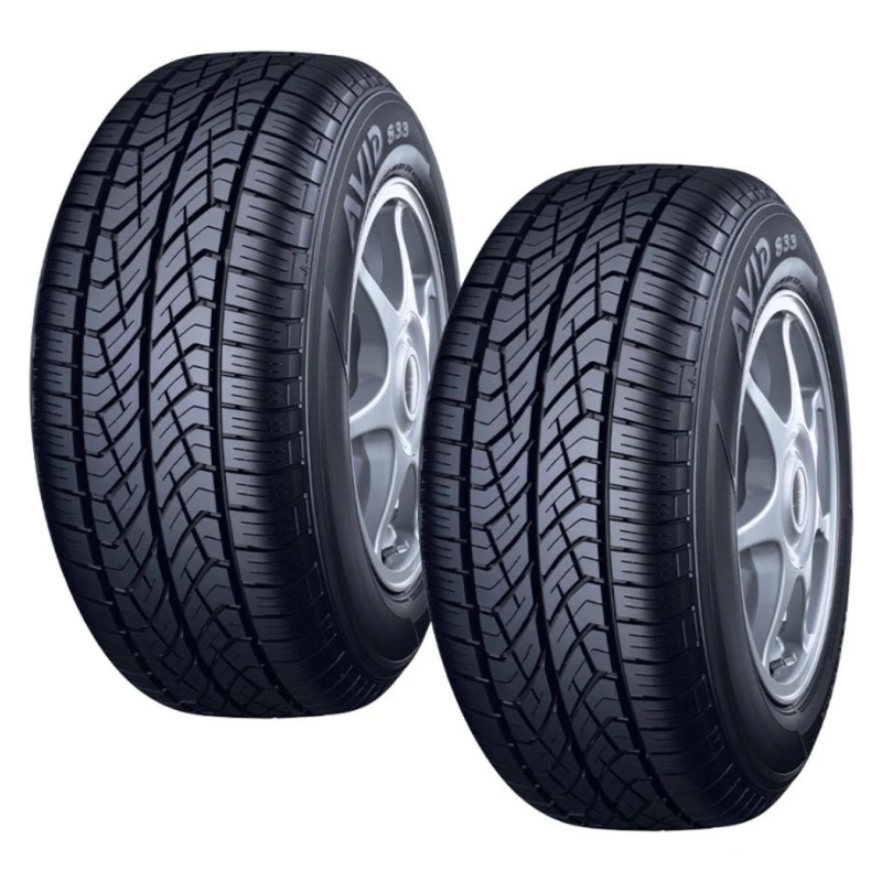 Paquete De 2 Llantas 195/65 R15 Yokohama Avid S33 89s