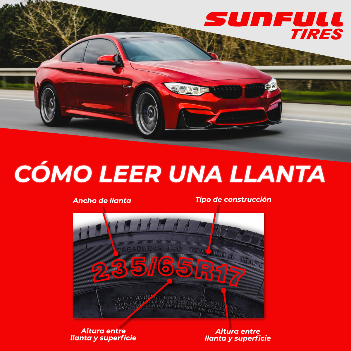 Foto 5 pulgar | Llanta Sunfull SF-888 225/55R16 99V