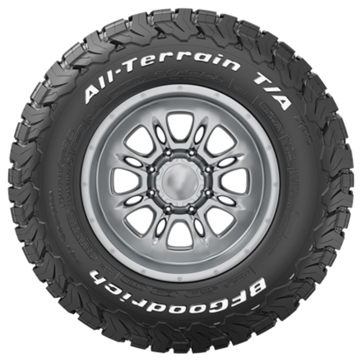 Foto 3 pulgar | Llanta 265/60r18 119/116s Bfgoodrich All-terrain T/a Ko2