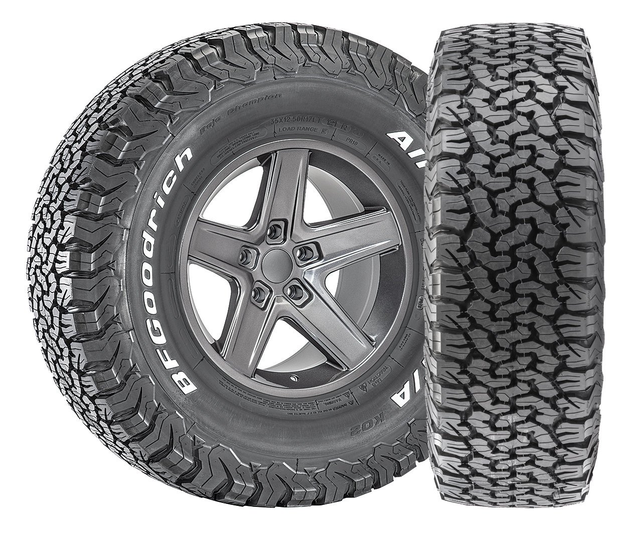 Foto 4 pulgar | Llanta 265/60r18 119/116s Bfgoodrich All-terrain T/a Ko2