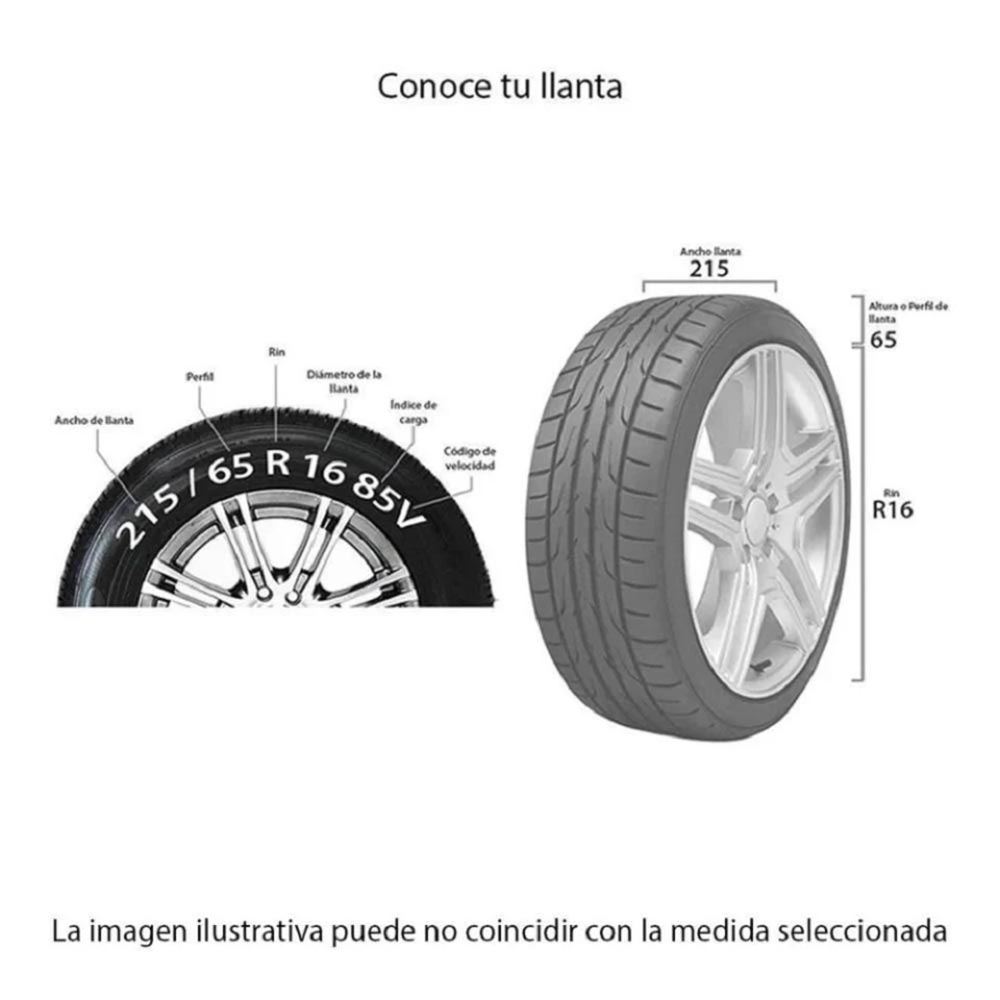 Foto 3 pulgar | Llanta Davanti 185/55r15 Dx390 82v