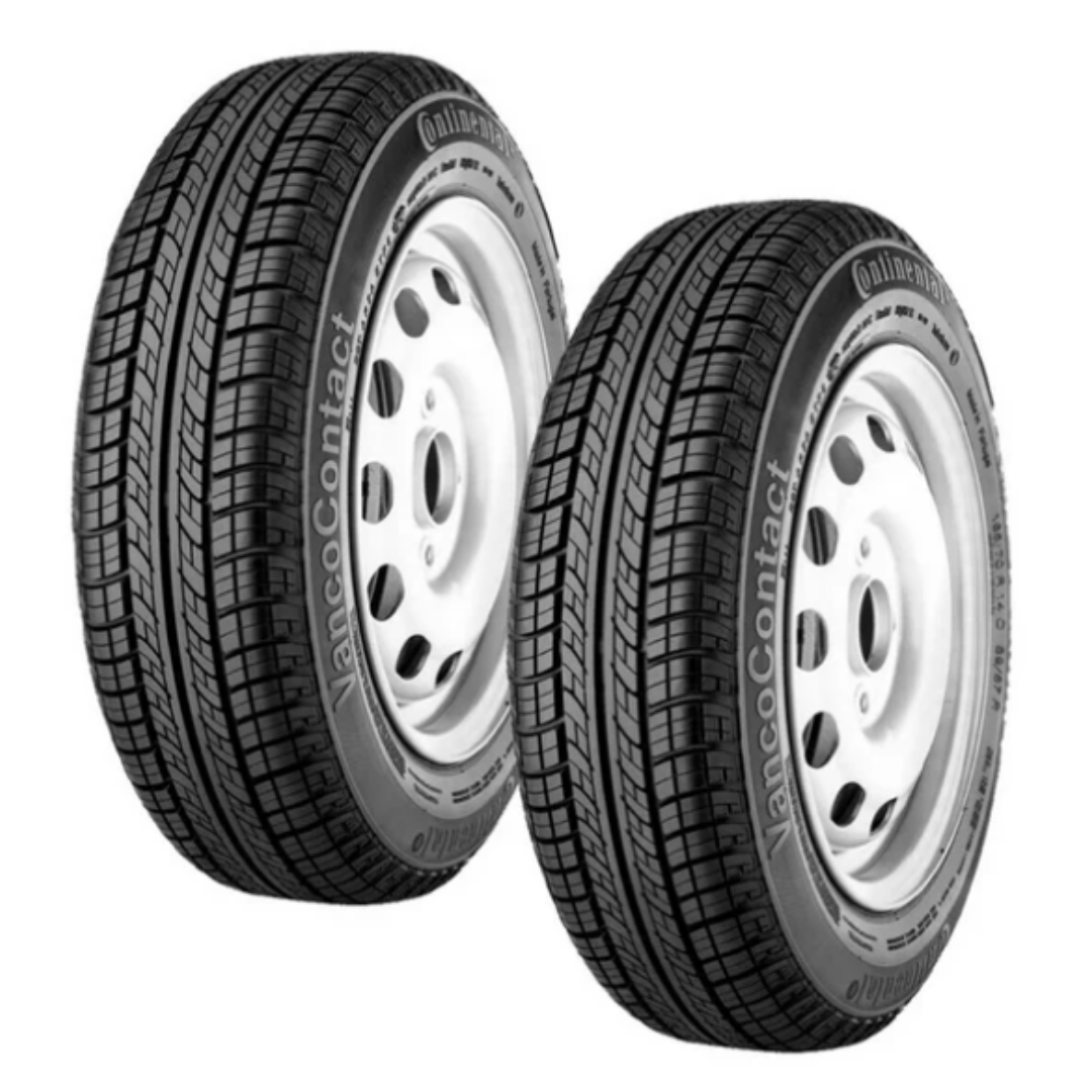 Foto 2 pulgar | Paquete De 2 Llantas  Continental Vancontact A/s 235/65 R16c 121/119r