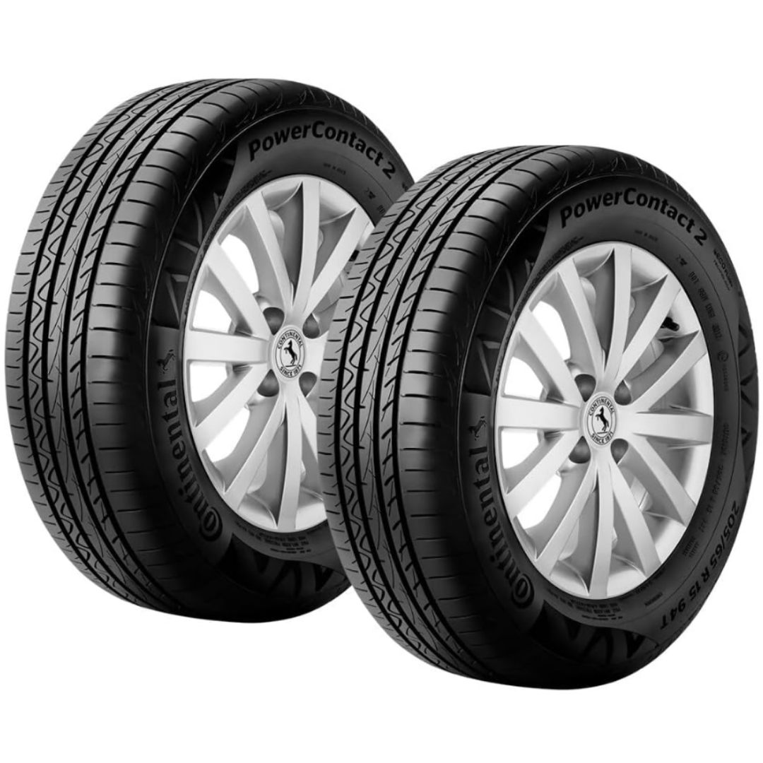 Paquete De 2 Llantas Continental Powercontact 2 195/55r16 87h Fr