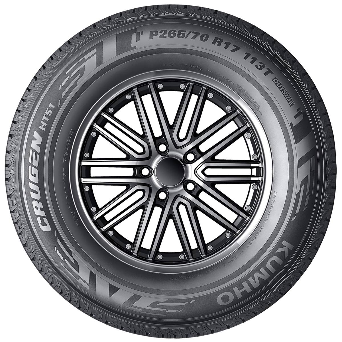Foto 3 pulgar | Llanta 245/55r19 103t Kumho Crugen Ht51