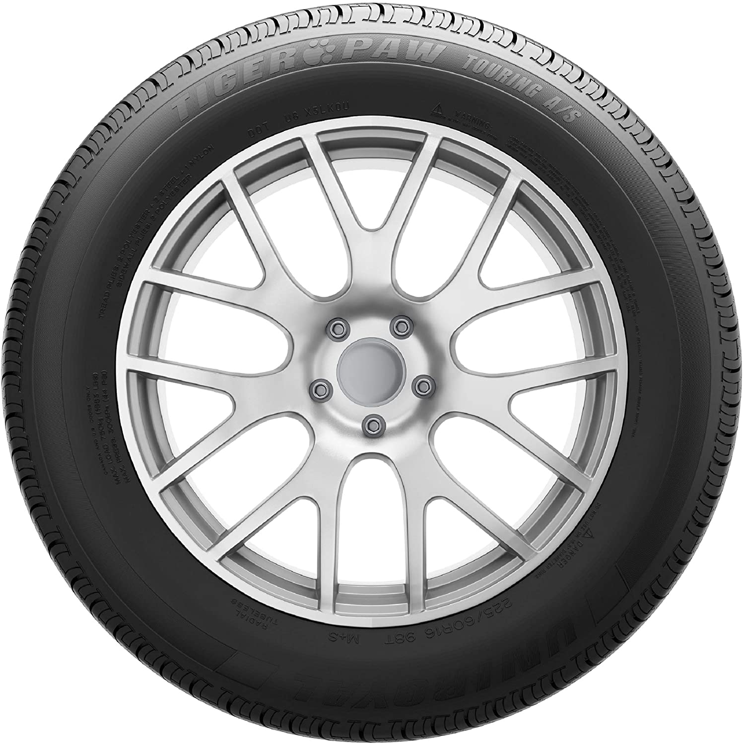 Foto 5 pulgar | Llanta Uniroyal Tiger Paw Touring A/s Dt 225/60 R18