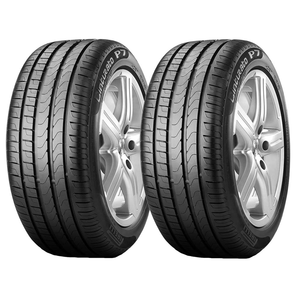 Foto 1 | Paquete De 2 Llantas 215/45r17 Pirelli Cinturato P7 91w