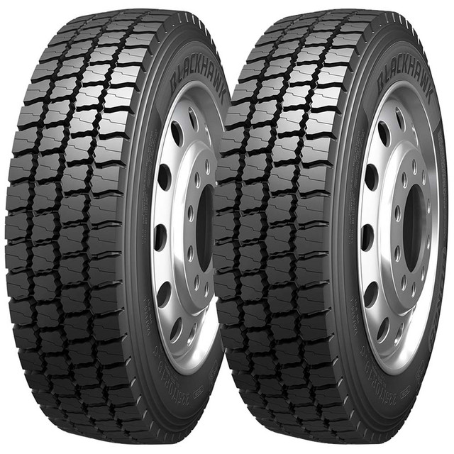 Foto 2 pulgar | Paquete De 2 Llantas Blackhawk Bdr28 245/70r19.5 135l