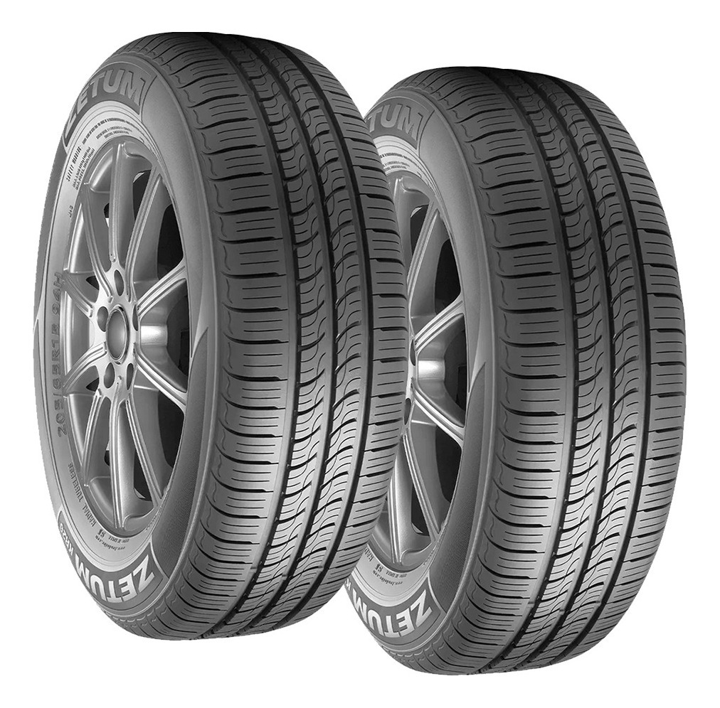 Foto 2 pulgar | Paquete De 2 Llantas 195/60r15 Zetum Kr26 88h