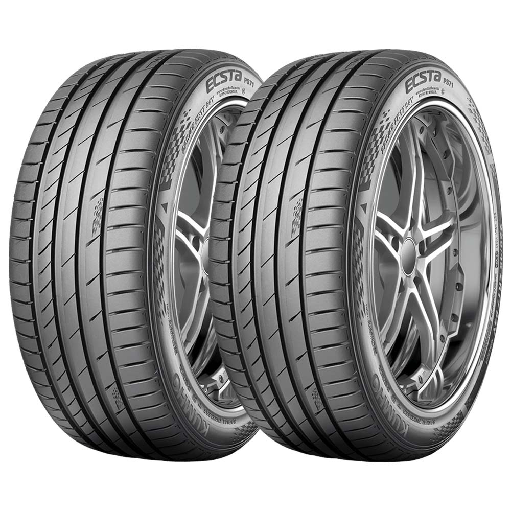 Foto 2 pulgar | Paquete de 2 Llantas Kumho Ecsta Ps71 100y 245/50r18