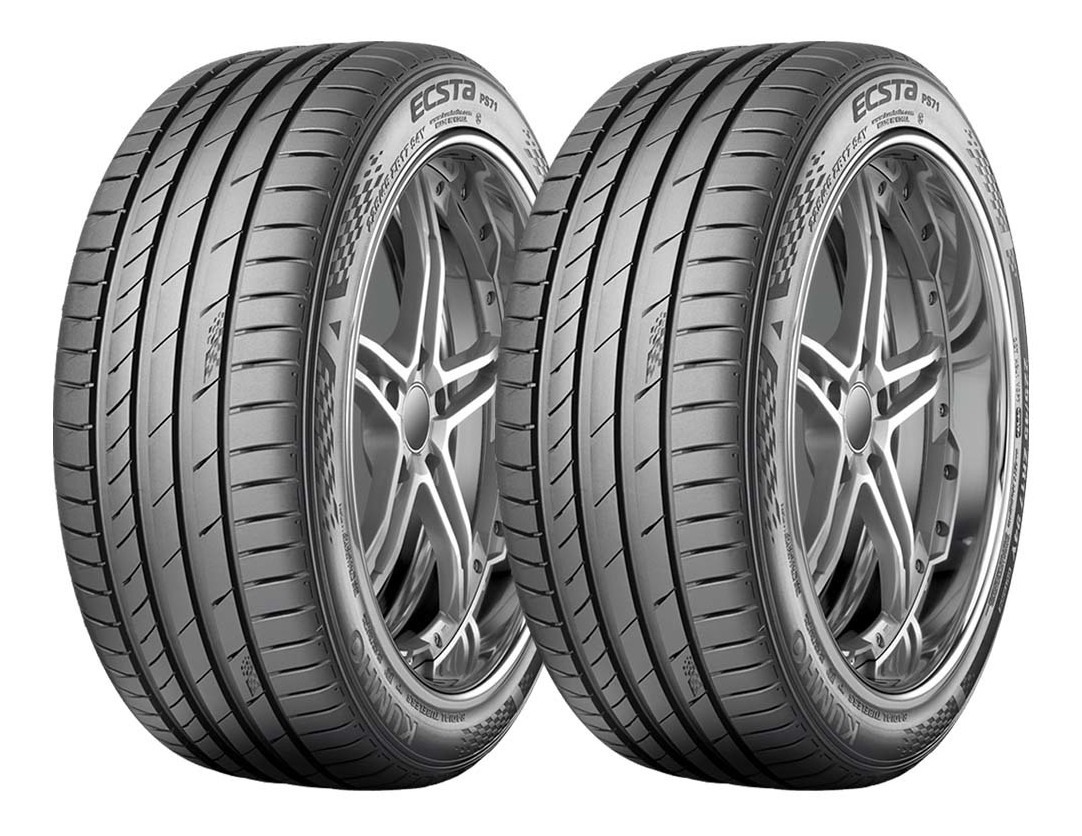 Paquete de 2 Llantas 225/55rf17 4pr Kumho Ecsta Ps71 97y