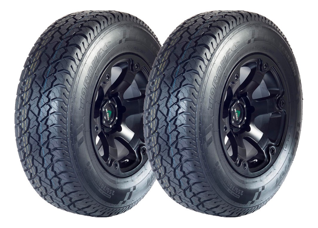 Paquete De 2 Llantas Torque Tq-at701 101r 235/75r15 Lt 6pr