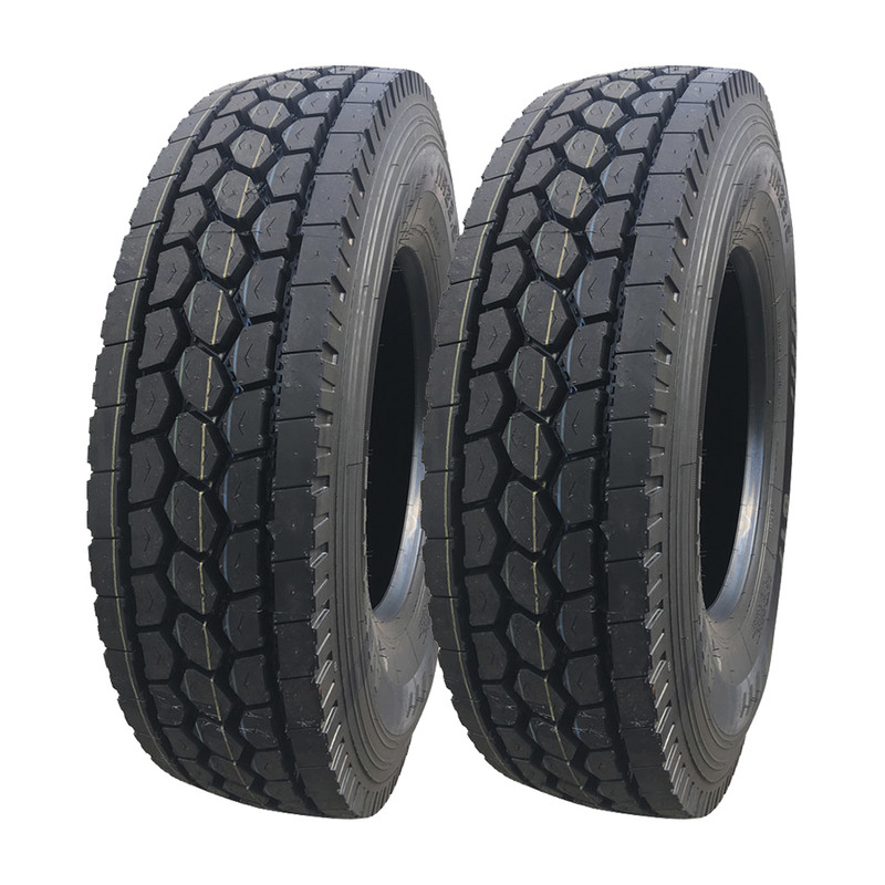 Paquete De 2 Llantas Taitong Hs208 144l 295/75r22.5