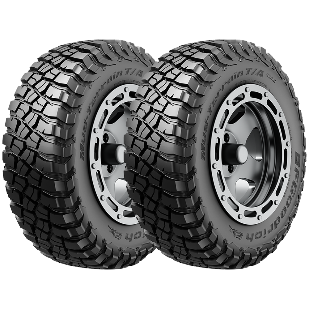 Foto 2 pulgar | Paquete de 2 Llantas Goodrich Mud Terrain Ta Km3 124q 37x12.50r17lt Bf