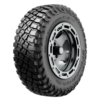 Foto 2 | Paquete de 2 Llantas Goodrich Mud Terrain Ta Km3 124q 37x12.50r17lt Bf