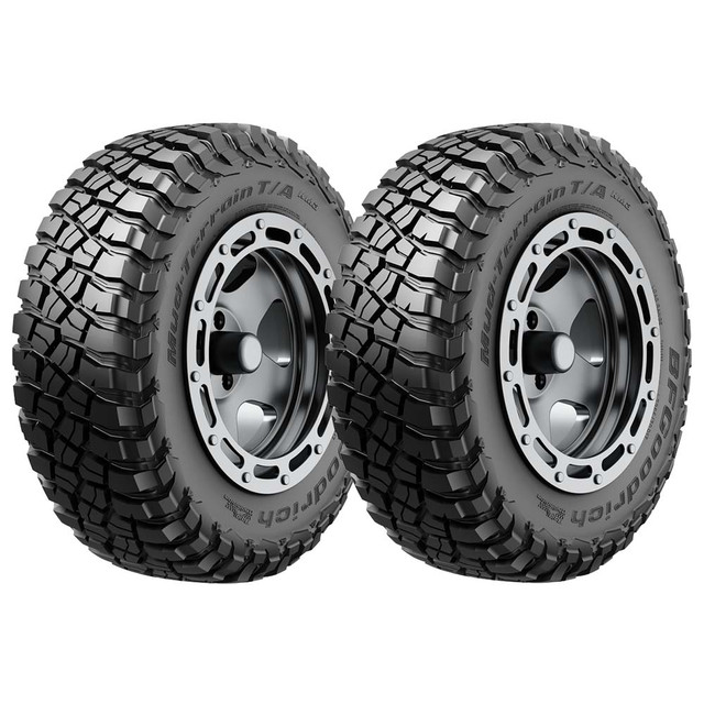 Foto 2 pulgar | Paquete de 2 Llantas BF Goodrich Mud Terrain T/a Km3 107q 235/75r15 Lt