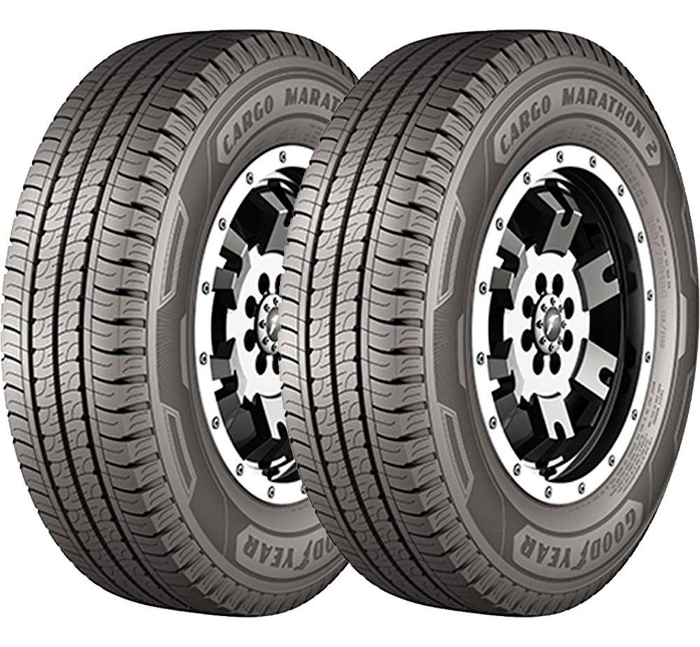Foto 2 pulgar | Paquete de 2 Llantas Goodyear Cargo Marathon 2 106q 195r15c