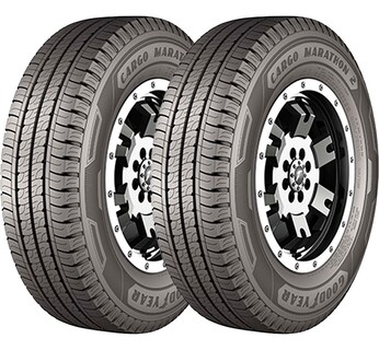 Foto 1 | Paquete de 2 Llantas Goodyear Cargo Marathon 2 106q 195r15c