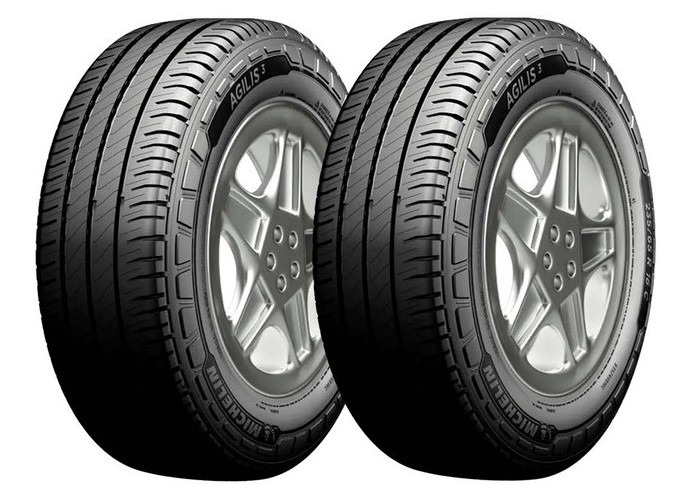 Paquete de 2 Llantas 225/75r16c Michelin Agilis 3 120r