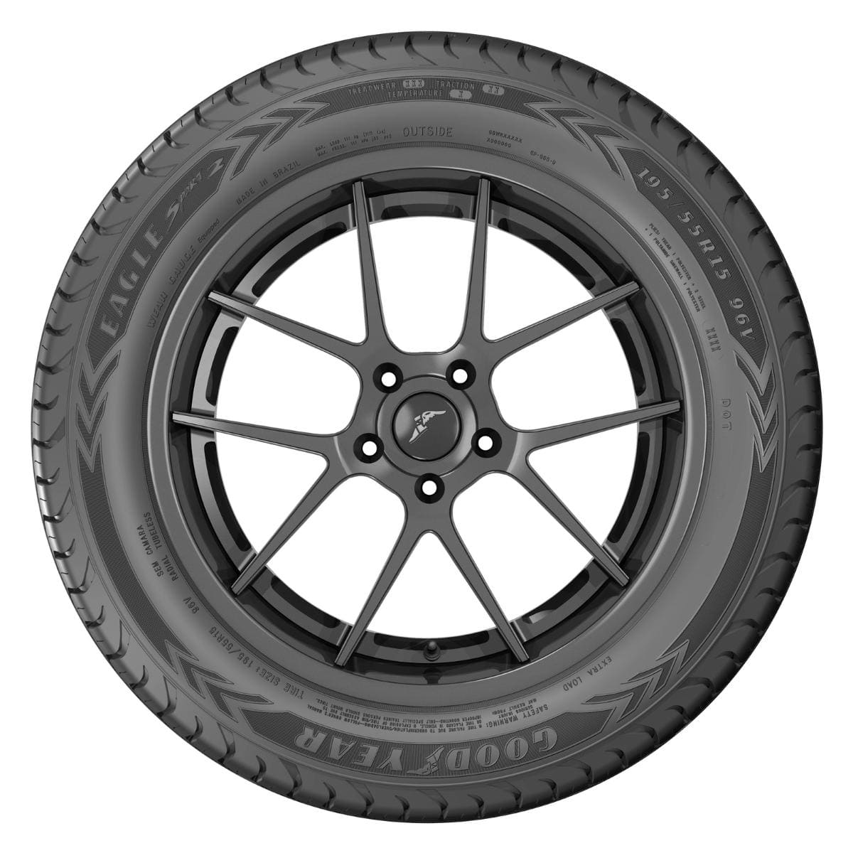 Foto 3 pulgar | Llanta  Goodyear Eagle Sport 2 Xl 185/60r15 88h