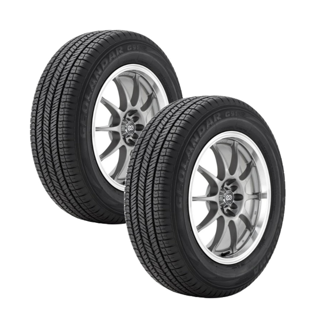 Foto 2 pulgar | Paquete De 2 Llantas 225/60 R17 Yokohama Geolandar G91f 98h